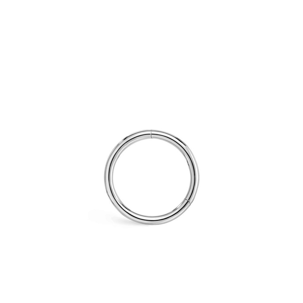 Maria Tash Plain white Gold Hoop Earring - Picture 2 of 5